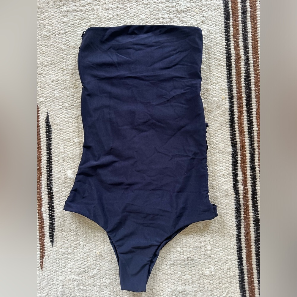 Mikoh Santorini one piece tube top swimsuit